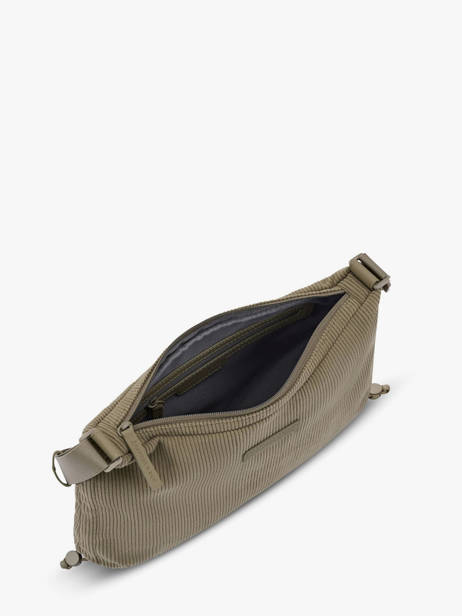 Skara Small Cord - Cross Body Tas  Kapten and son Groen cord SC ander zicht 3
