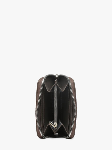 Portemonnee Grained Miniprix Bruin grained 20BE0902 ander zicht 1