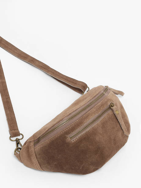 Heuptasje Milano Bruin velvet VE24119 ander zicht 2