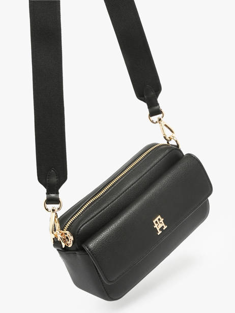 Cross Body Tas Th Distinct Polyurethaan Tommy hilfiger Zwart th distinct AW17455 ander zicht 2