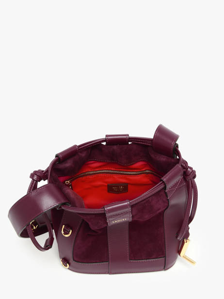 Bucket Bag S Elles Leder Lancel Violet elles A13359 ander zicht 3