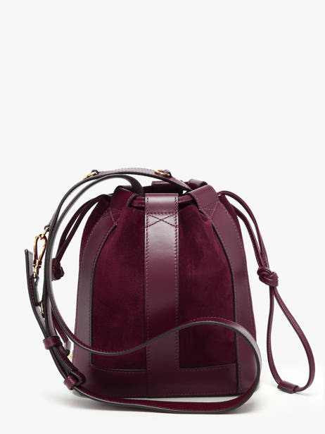 Bucket Bag S Elles Leder Lancel Violet elles A13359 ander zicht 4