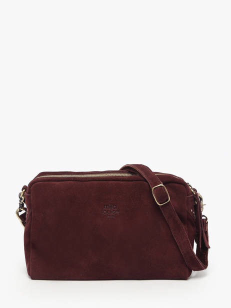 Cross Body Tas Vintage Leder Mila louise Beige vintage 23673V ander zicht 4