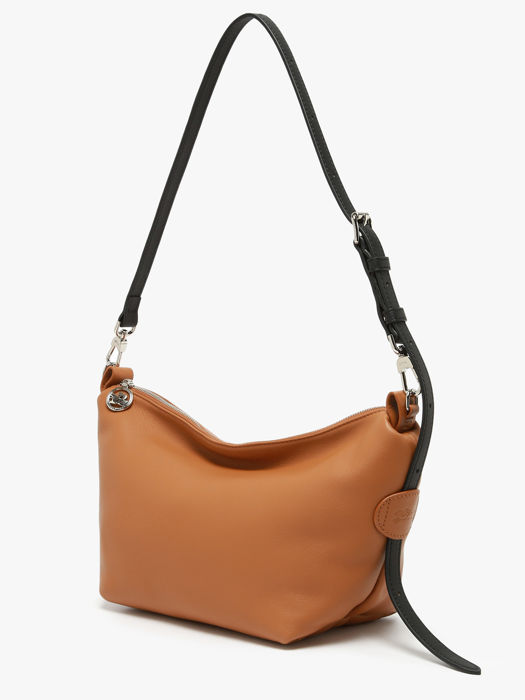 Longchamp Besace longchamp cuir Schoudertas Bruin