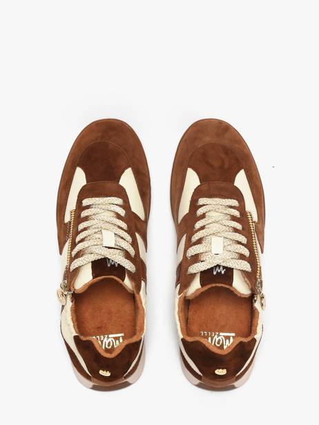 Boots Uit Leder Mam'zelle Bruin women CSGLO31 ander zicht 4