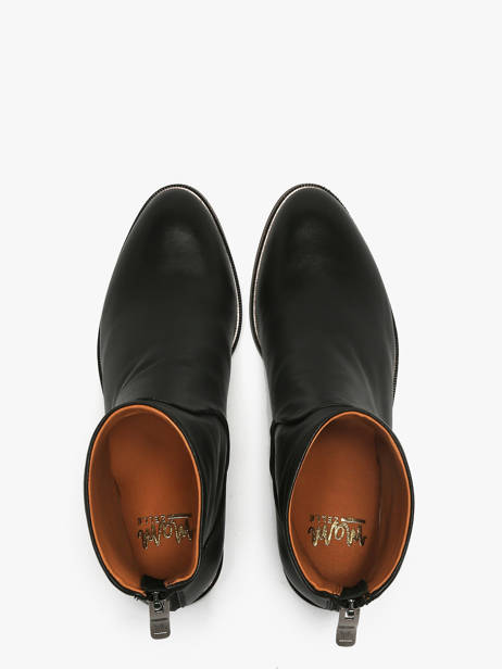 Stadsschoenen Met Hak Uit Leder Mam'zelle Zwart women CSIUY50 ander zicht 4