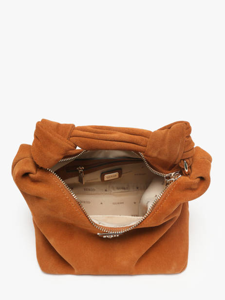 Handtassen Isotta Suède Guess Bruin isotta SG966001 ander zicht 3