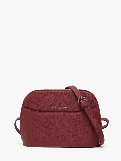 Cross Body Tas Lilou Leder Nathan baume Rood egee 2 ander zicht 4