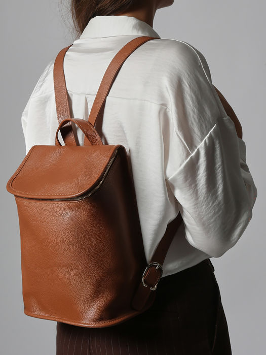 Longchamp Le foulonné Rugzak Bruin