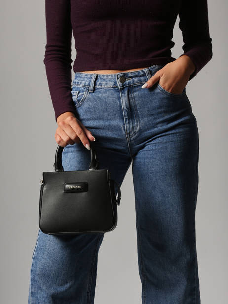 Cross Body Tas City Lacoste Zwart city NF5155AU ander zicht 1