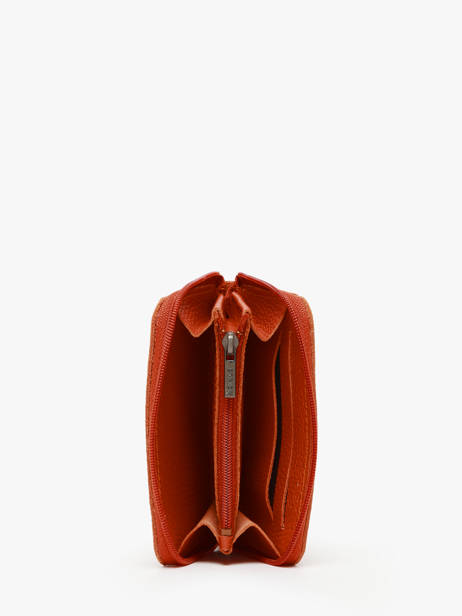 Portemonnee Leder Etrier Oranje madras EMAD900 ander zicht 1