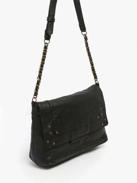 Cross Body Tas Felizia Leder Pieces Zwart felizia 17116819 ander zicht 2