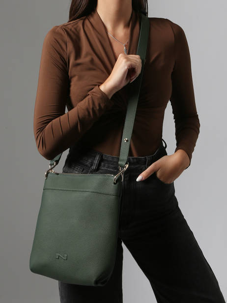Cross Body Tas Tiki Mini Leder Nathan baume Groen victoria N1910586 ander zicht 1