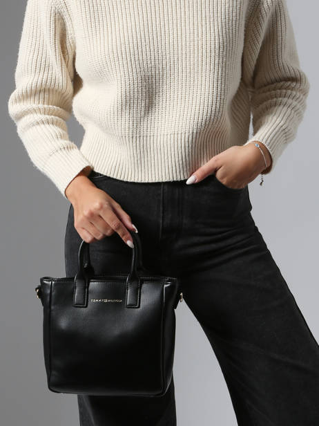 Handtas Th Casual Tommy hilfiger Zwart th casual AW17861 ander zicht 1
