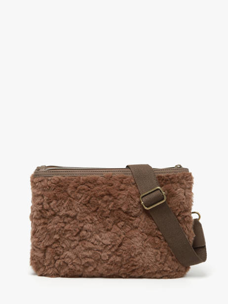 Cross Body Tas Doudou Le voyage en panier Bruin doudou AHP253 ander zicht 4