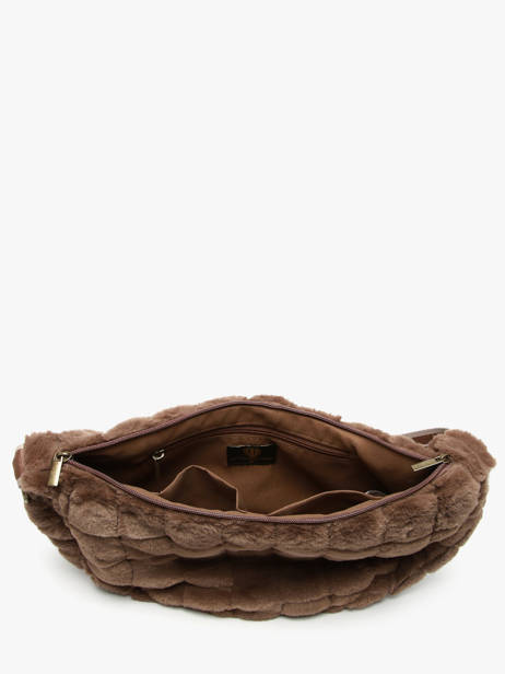 Cross Body Tas Quadri Le voyage en panier Bruin quadri AHP269 ander zicht 4