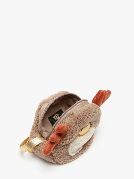 Kids Cross Body Tas Rudolf Rendier Le voyage en panier Bruin kids AHP303 ander zicht 2