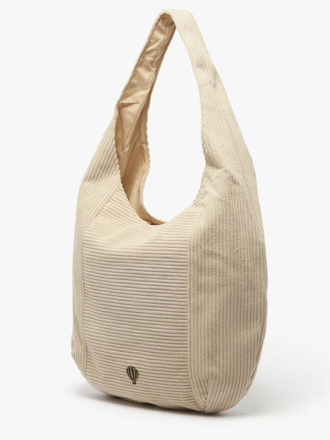 Schoudertas Velours Le voyage en panier Bruin velours AHP243 ander zicht 2