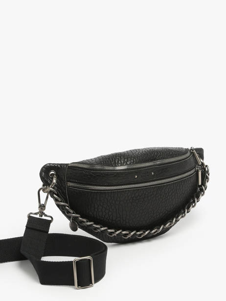 Heuptasje Vintage Leder Mila louise Zwart vintage 23689EX ander zicht 2