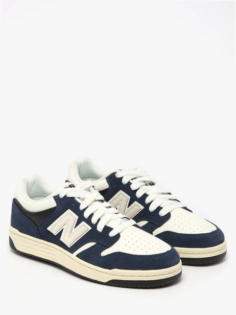Sneakers Uit Leder New balance Blauw boy BB480PEN ander zicht 1