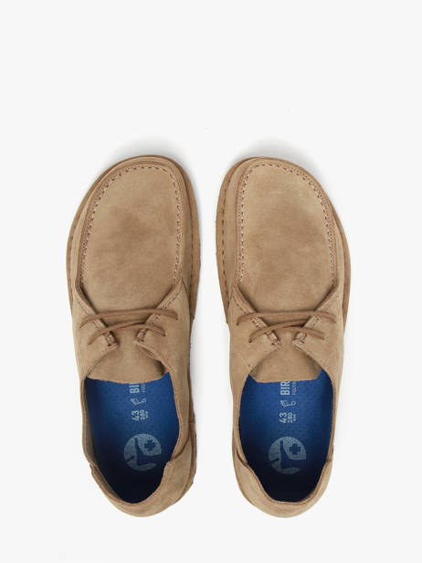 Derby Veterschoenen Uit Leder Birkenstock Beige men 1027274 ander zicht 3