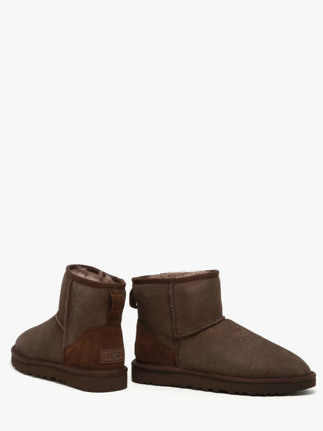 Classic Mini Ii Laarzen Uit Leder Ugg Bruin women 1016222 ander zicht 2