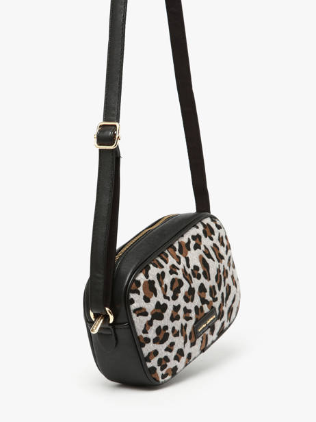 Cross Body Tas Leopard David jones Zwart leopard CM7663 ander zicht 2