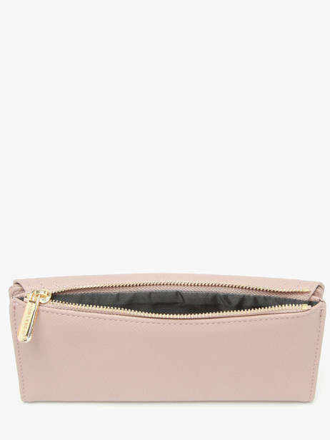 Portefeuille David jones Roze saffiano P164 ander zicht 2