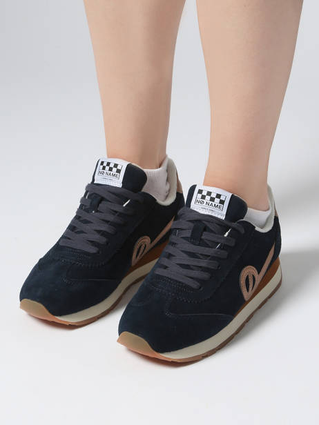 Sneakers City Run Jogger Uit Leder No name Blauw women HRVS04B9 ander zicht 1