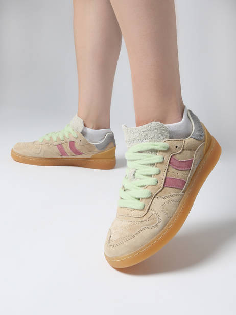 Sneakers Uit Leder Coolway Beige women 7673297 ander zicht 1