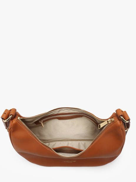 Cross Body Tas Donna Aria Leder Lancaster Bruin donna aria 77 ander zicht 3