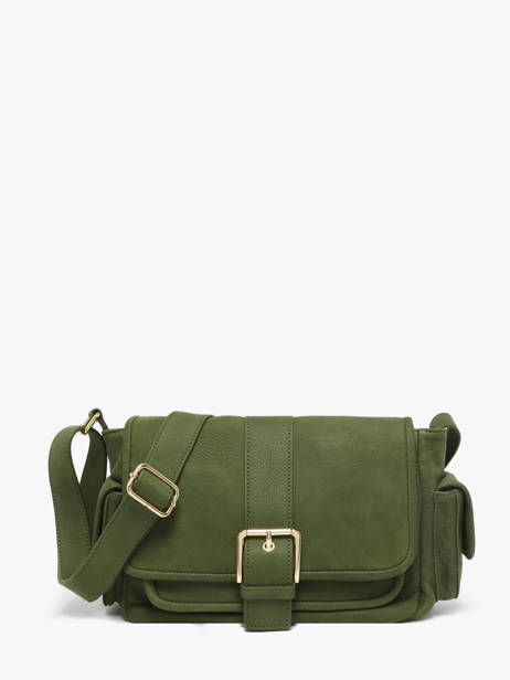 Cross Body Tas Joy Leder Nat et nin Groen vintage JOY