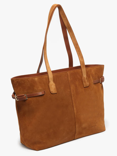 Schoudertas Marceau Leder Nat et nin Bruin vintage MARCEAU ander zicht 2