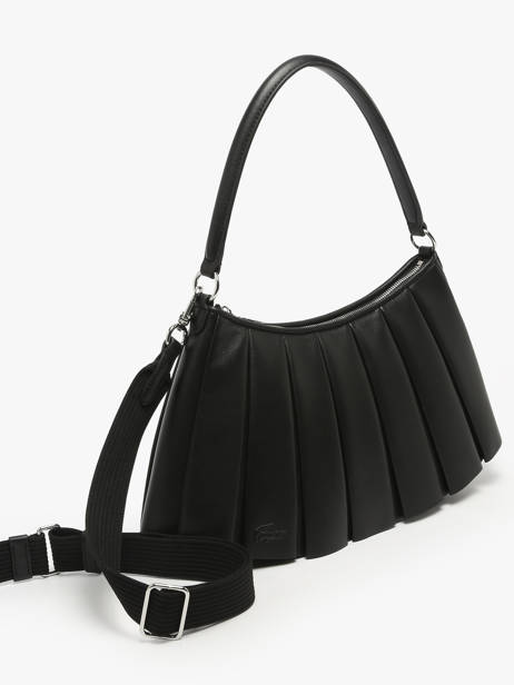 Schoudertas Lenglen Leder Lacoste Zwart lenglen NU5176DP ander zicht 2