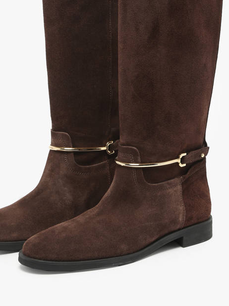 Laarzen Uit Leder The icona Bruin women EMMA65 ander zicht 3