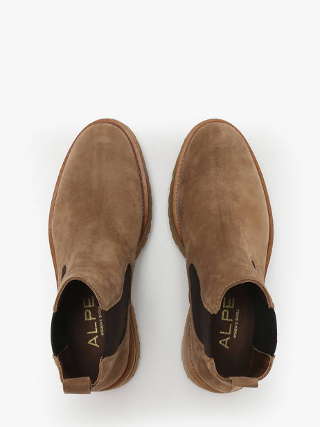 Chelsea Boots Uit Leder Alpe Bruin women 54841109 ander zicht 3