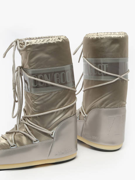 Ski Laarzen Moon boot Zilver women D1401680 ander zicht 2