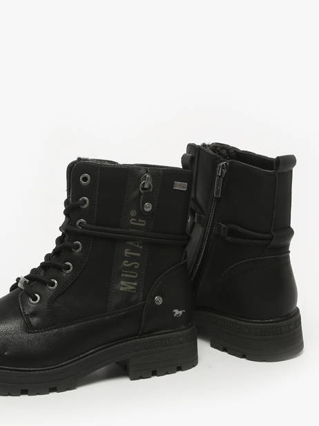 Enkellaarsjes Mustang Zwart women M0042003 ander zicht 2