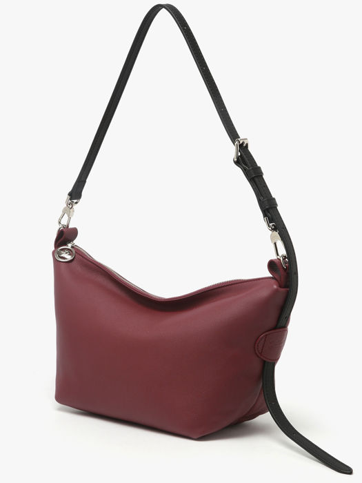 Longchamp Besace longchamp cuir Schoudertas Violet