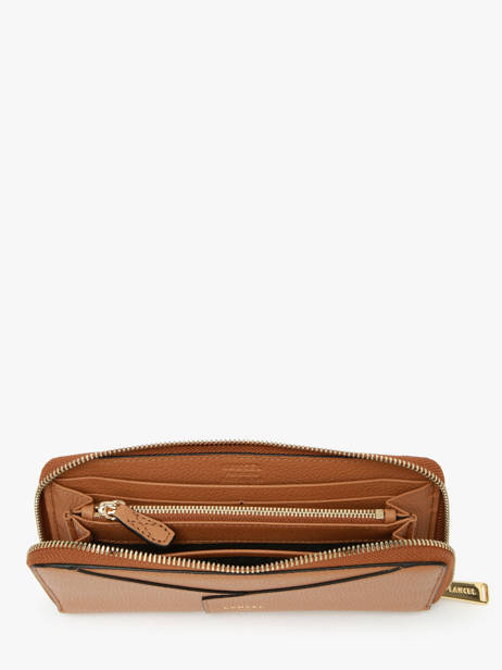 Portefeuille Enveloppe Leder Lancel Bruin enveloppe A13711 ander zicht 1