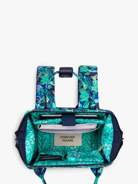 Rugzak Adventurer Small Manaus Cabaia Blauw anniversaire 10ans - BAGS-10A ander zicht 4