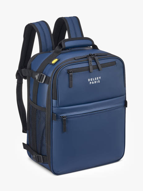 Business Rugzak Delsey Blauw maubert 2.0 3813640W ander zicht 1