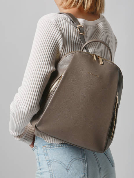 Rugzak David jones Bruin dune 2 ander zicht 1