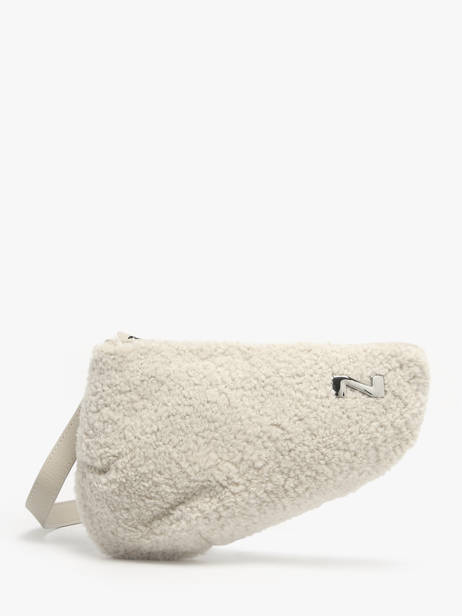 Cross Body Tas City Perle Winter Shearling En Leder Nathan baume Beige n city S