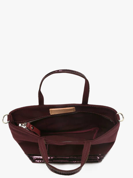 Cross Body Tas Baby Cabas Pailletten Vanessa bruno Rood cabas 1V40410 ander zicht 3