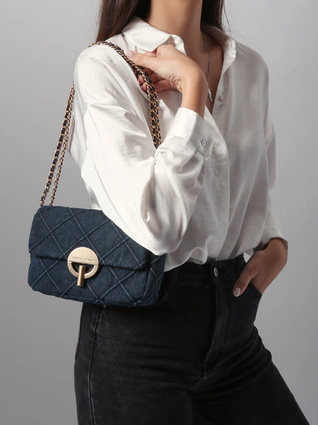 Cross Body Tas M Moon Denim Vanessa bruno Blauw moon 14V40533 ander zicht 1