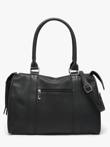 Schoudertas A4 Formaat Grained Miniprix Zwart grained F8533 ander zicht 3