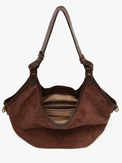 Schoudertas Velvet Soft Miniprix Bruin velvet soft 27591 ander zicht 1