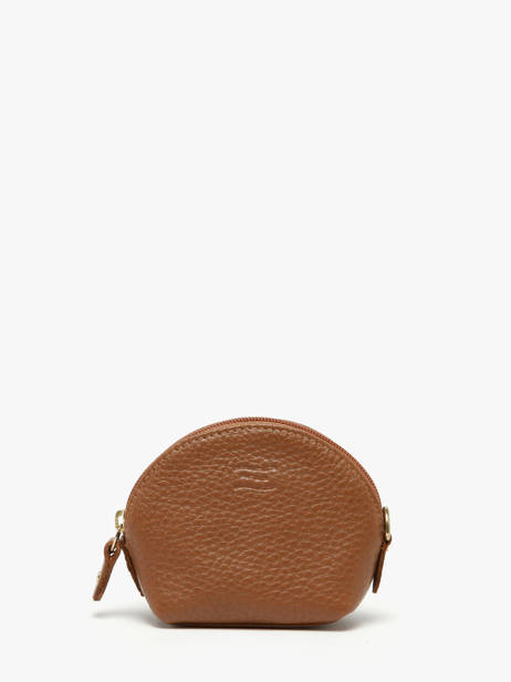 Portemonnee Caviar Leder Crinkles Bruin caviar 14026