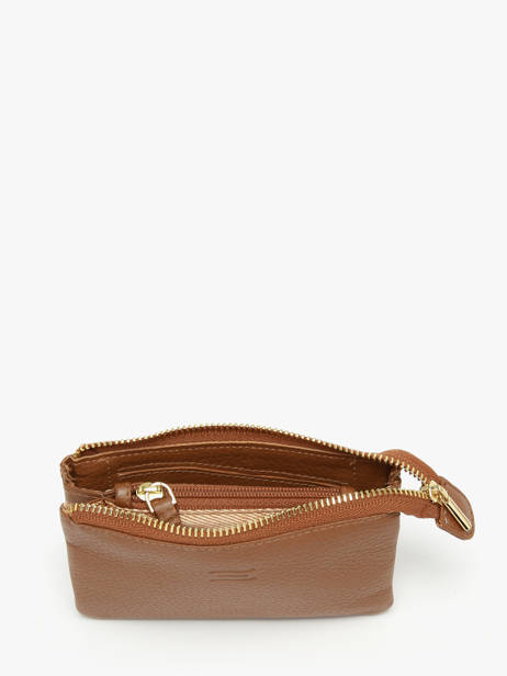 Portemonnee Caviar Leder Crinkles Bruin caviar 14538 ander zicht 1